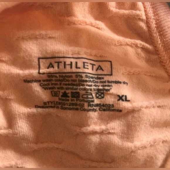 Athleta Sweat Life tank in Energetic Orange women’s XL - Picture 6 of 6